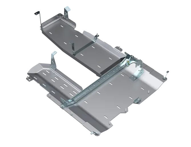 Jlu T-Case/Fuel Skid/ Dpf Only -  4 Door 3.0L Diesel Aluminum 1