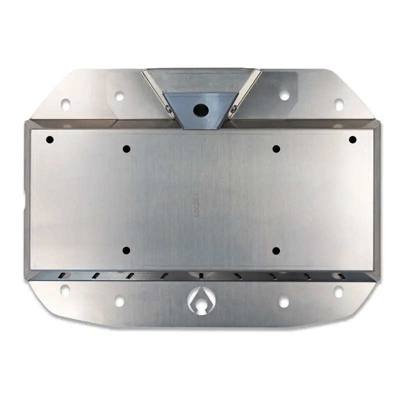 Jl Spare Tire Delete Kit V2 - Bare Aluminum 1
