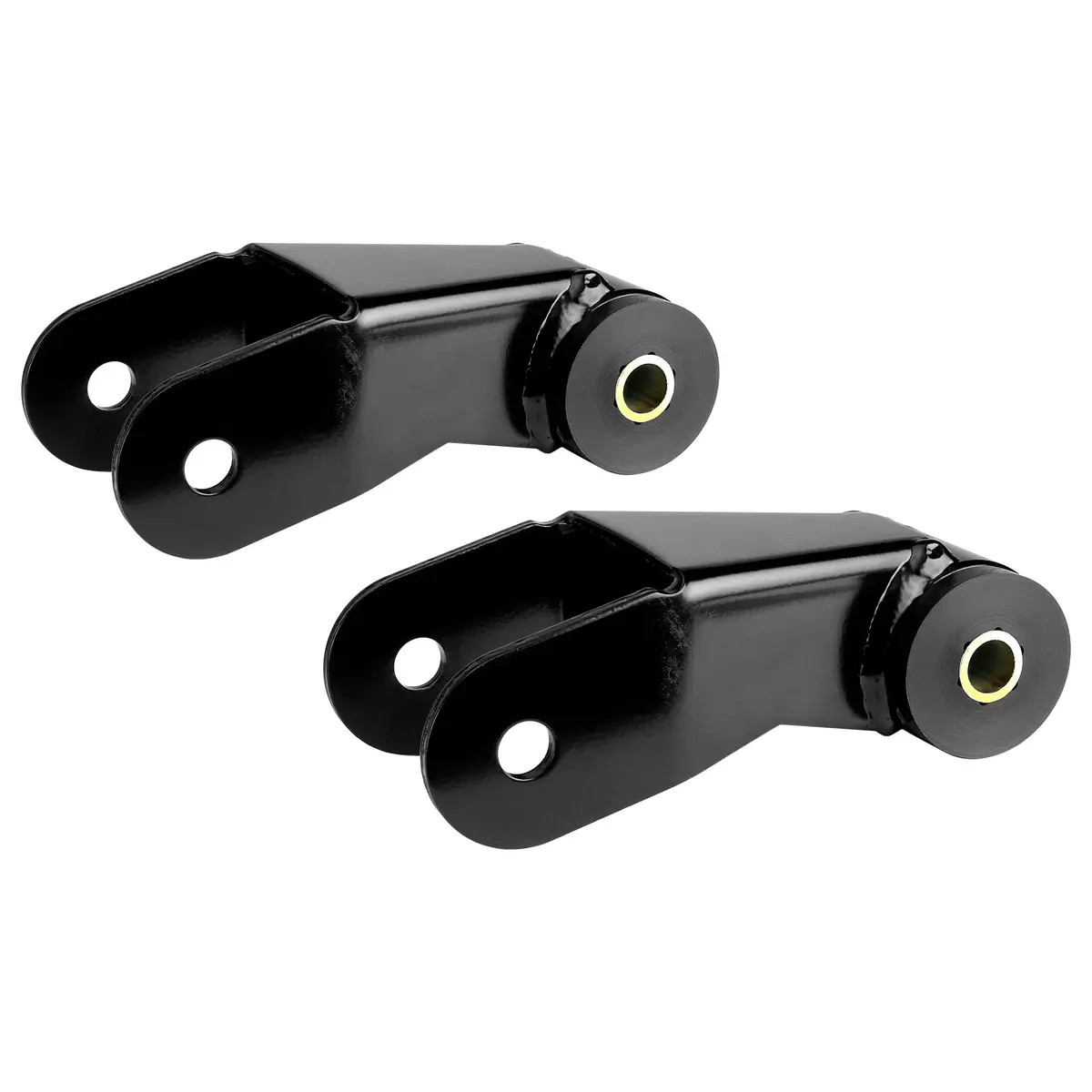Xj Cherokee Boomerang Leaf Spring Shackles, 5In, Incl. Urethane Bushings And Hardware 1