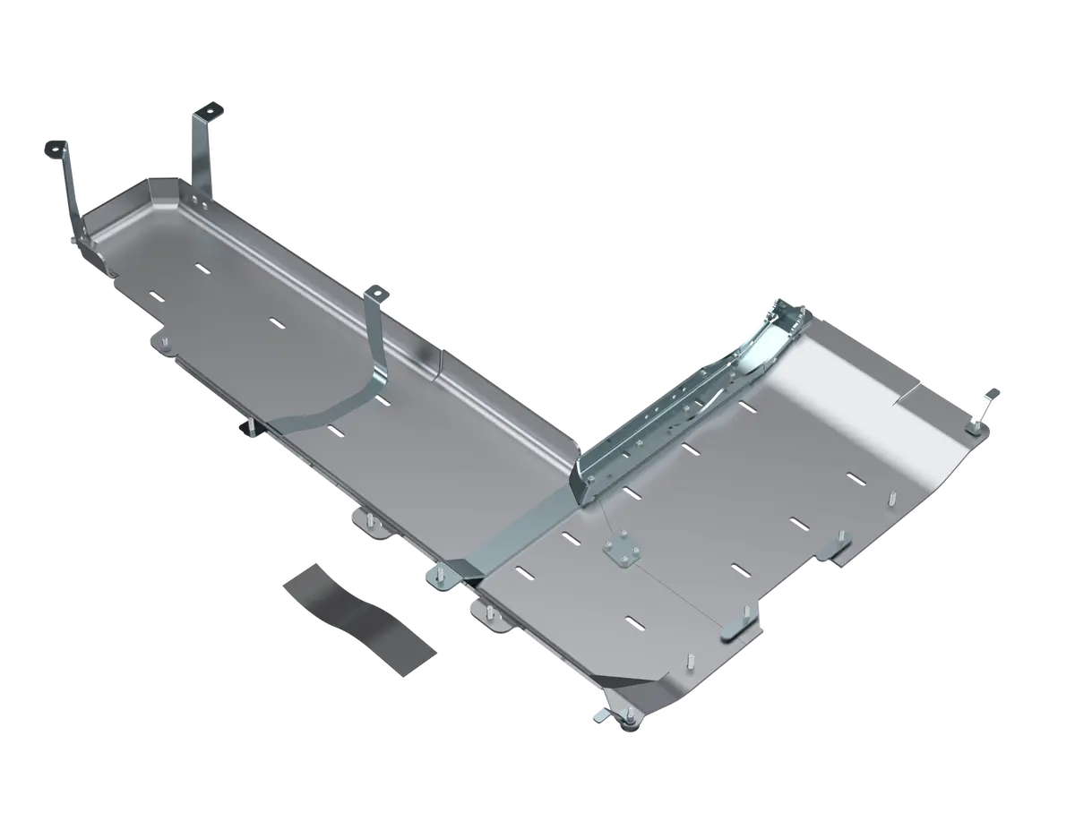 Jt Gladiator T-Case/Fuel Skid Kit Only - 3.6L Aluminum 1
