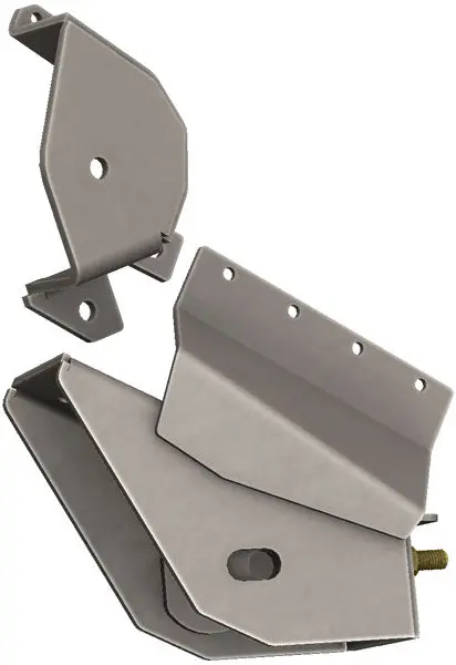Jeep Xj Front Chassis Replacement Brackets 1