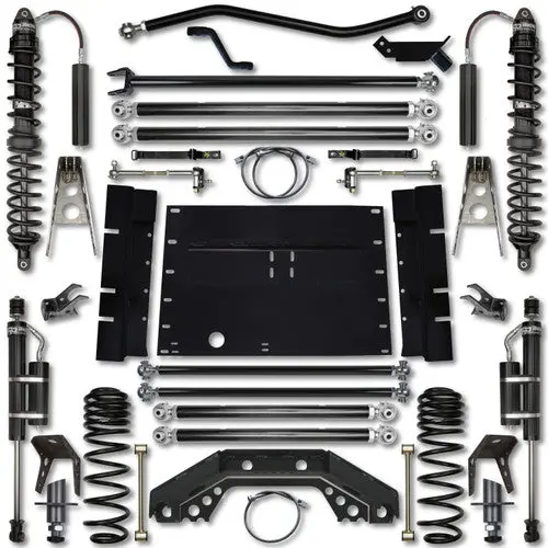 3.5 Inch Coil Over Long Arm System W/ 4 Inch Stretch - Stage 2 1