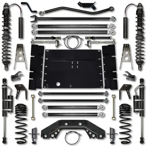 4.5 Inch Coil Over Long Arm System W/ 4 Inch Stretch - Stage 2 1