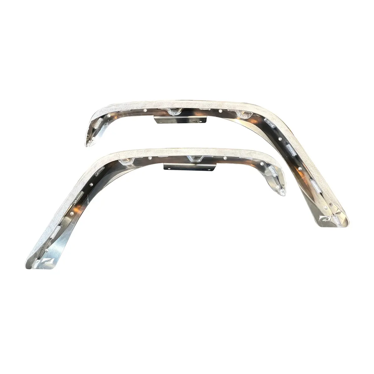 Aluminum Crusher 2" Front Fenders For Jeep Jk / Jku 1