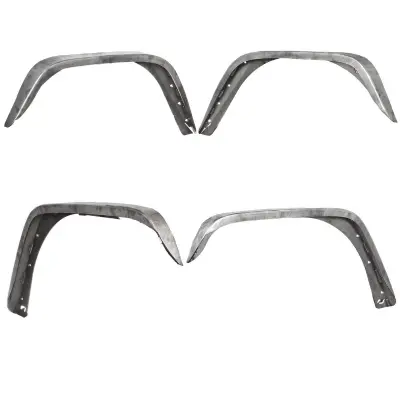 F/R 2" Crusher Fender Package Fits 07-18 Jeep Wrangler Jk/Jku 1
