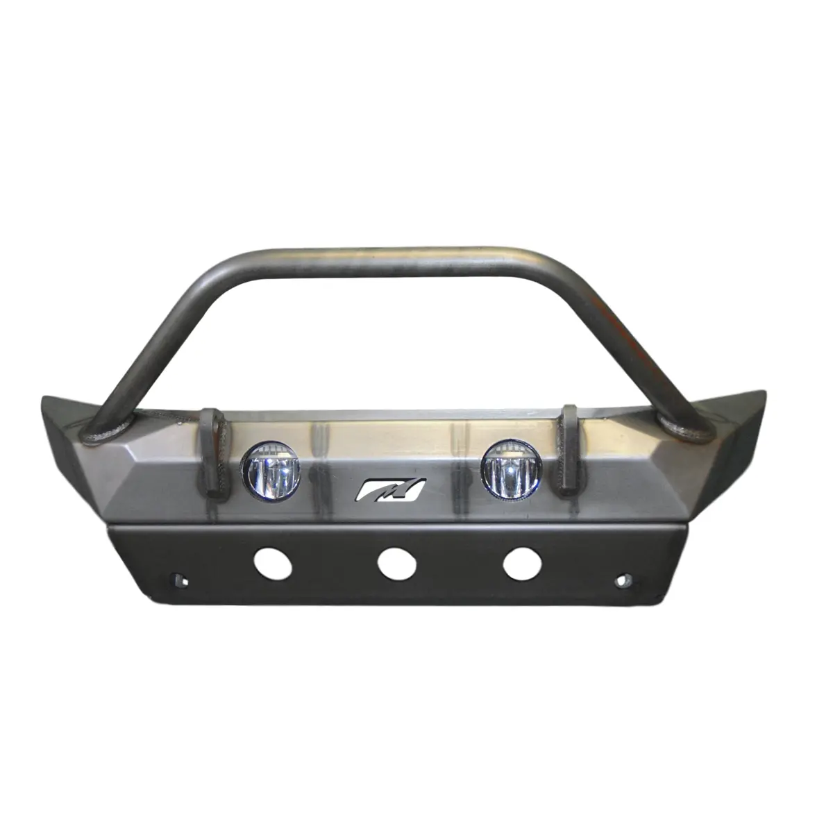 Hammer Front Bumper W/ Bull Bar, Fog Mounts & Skid Plate For Jeep Jl / Jt 1