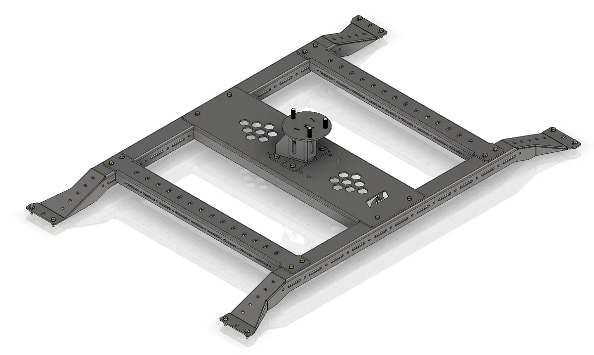 Motobed 5-Lug Tire Carrier Rack For Jeep Jt Gladiator Replacement Bed 1