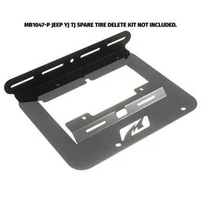Tailgate Light Mount For Mb1047 - Fits Jeep Yj / Tj 1