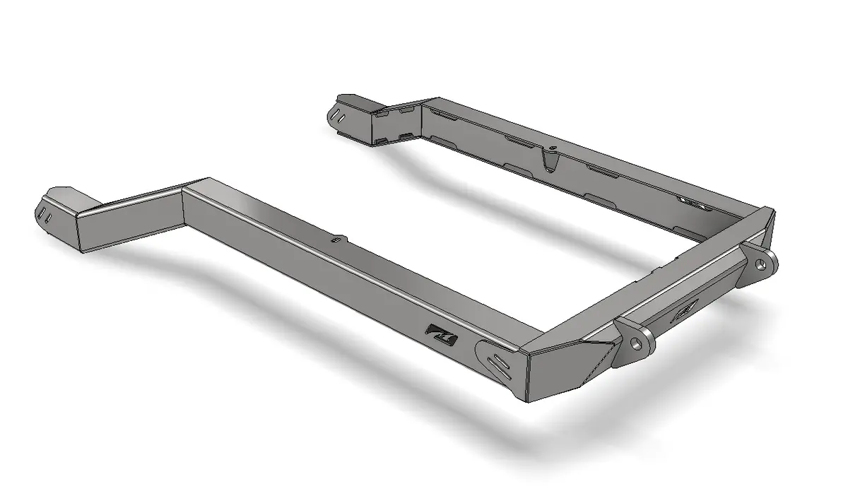Back Half Frame Kit W/ Stubby Rear Bumper For 04-06 Jeep Lj 1