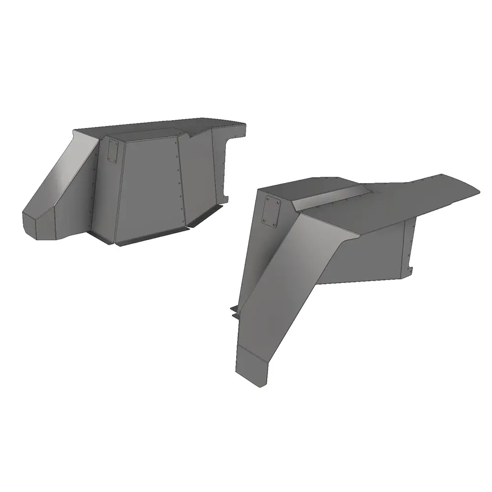High Clearance Rear Inner Fender Kit For Jeep Jku 1