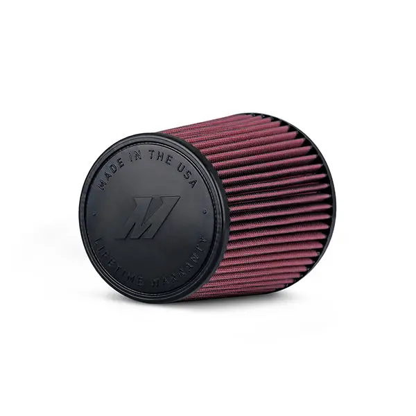 Mishimoto Mishimoto Performance Air Filter, 4In Inlet, 7In Filter Length, 5.5' O.D. Red 1