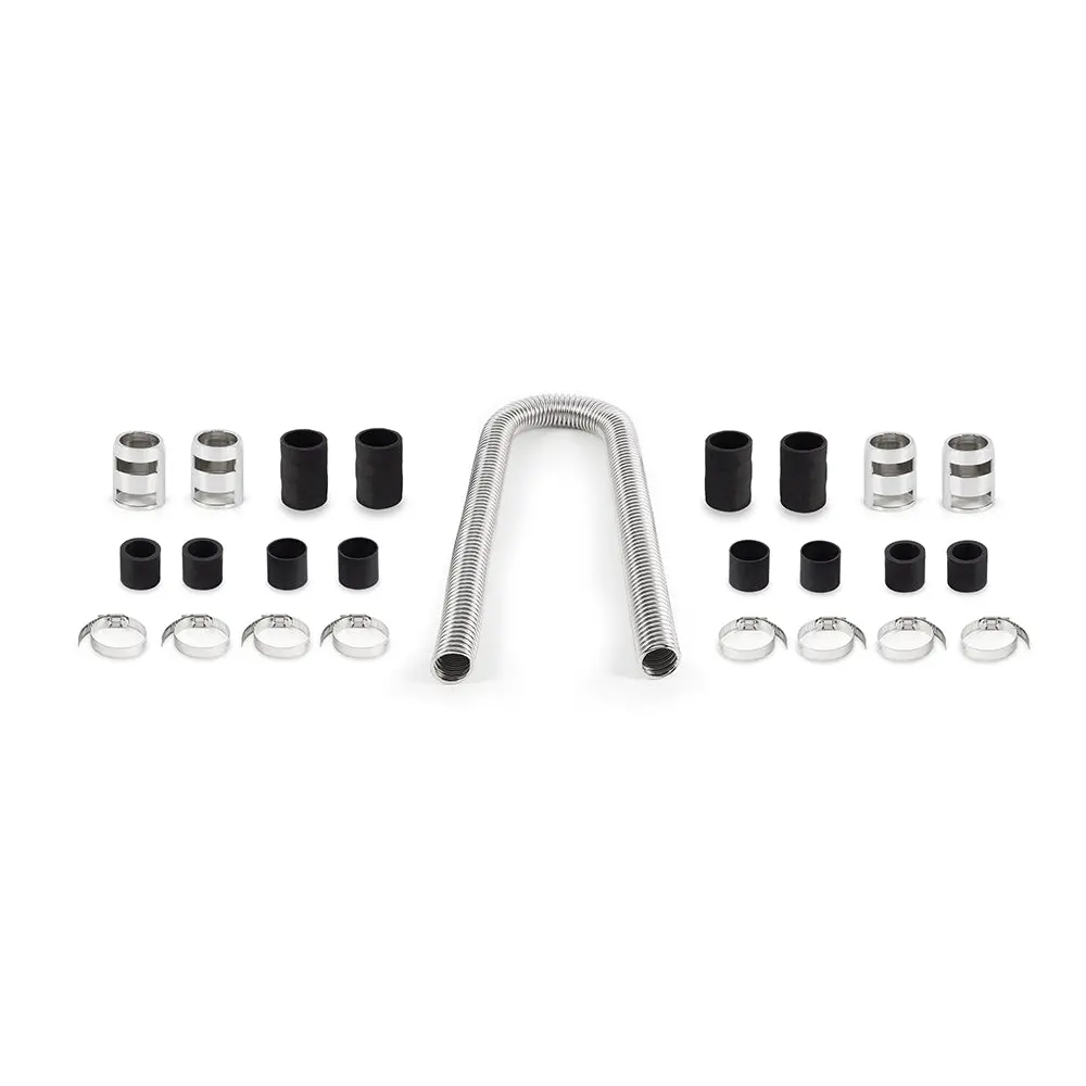 Mishimoto Mmah-U48c Universal Flexible Stainless Steel Radiator Hose Kit, 48", Chrome 1
