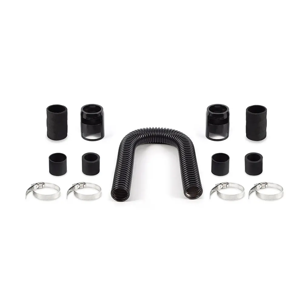 Mishimoto Mmah-U24bk Universal Flexible Stainless Steel Radiator Hose Kit, 24", Black 1