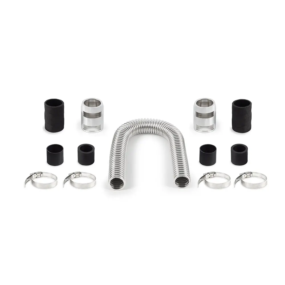 Mishimoto Mmah-U24c Universal Flexible Stainless Steel Radiator Hose Kit, 24", Chrome 1