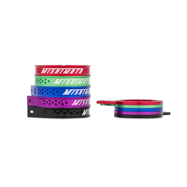 Mishimoto Mmbcc-Bkts-Rd Replacement Bracket Set For Mishimoto Baffled Oil Catch Can, Red 1