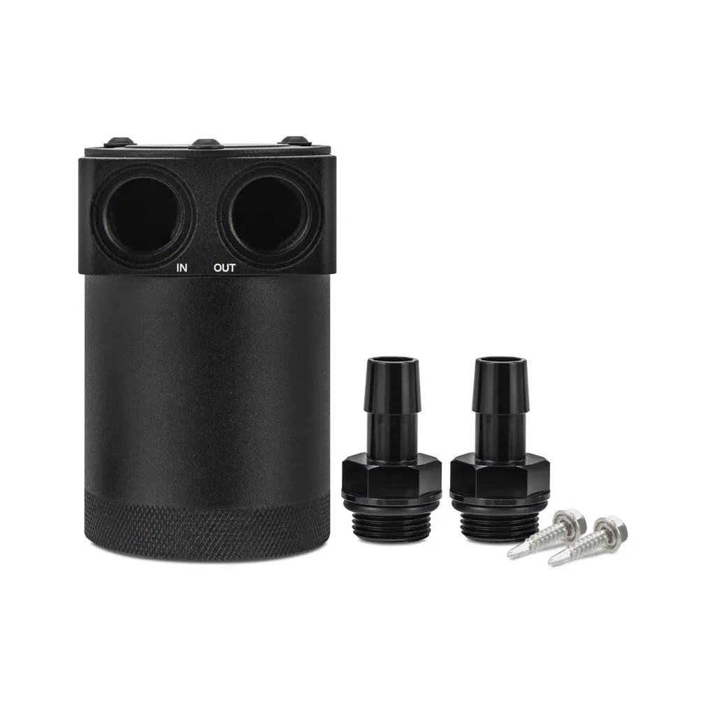 Mishimoto Mmbcc-Pptwo Universal Baffled Oil Catch Can, Parallel Port 1