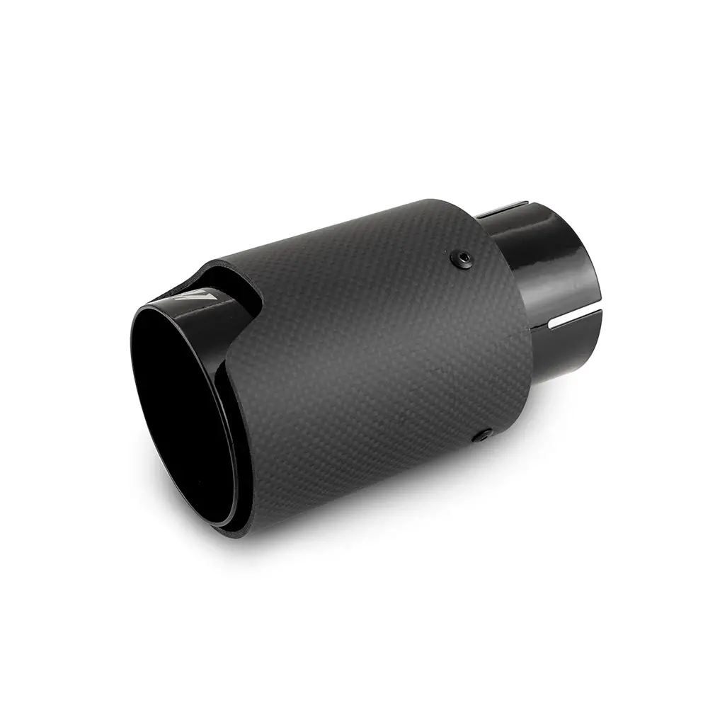 Mishimoto Mmexh-Tip-Cfm25bk Mishimoto Carbon Fiber Exhaust Tip, M Logo, 2.5Ó 1