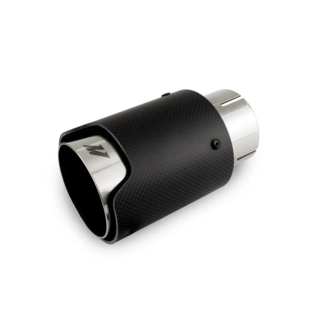 Mishimoto Mmexh-Tip-Cfm25p Mishimoto Carbon Fiber Exhaust Tip, M Logo, 2.5Ó 1