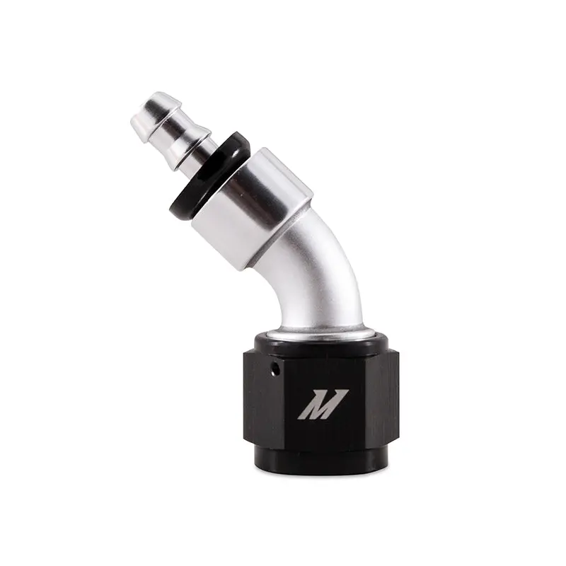 Mishimoto Mmft-10An-45 Push-On Swivel End Hose Fitting, 45 Degrees -10An 1