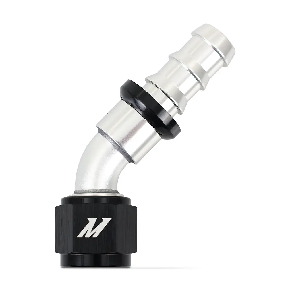 Mishimoto Mmft-Pl-1045 Mishimoto Push-Lock Fitting, -10An, 45-Degree 1