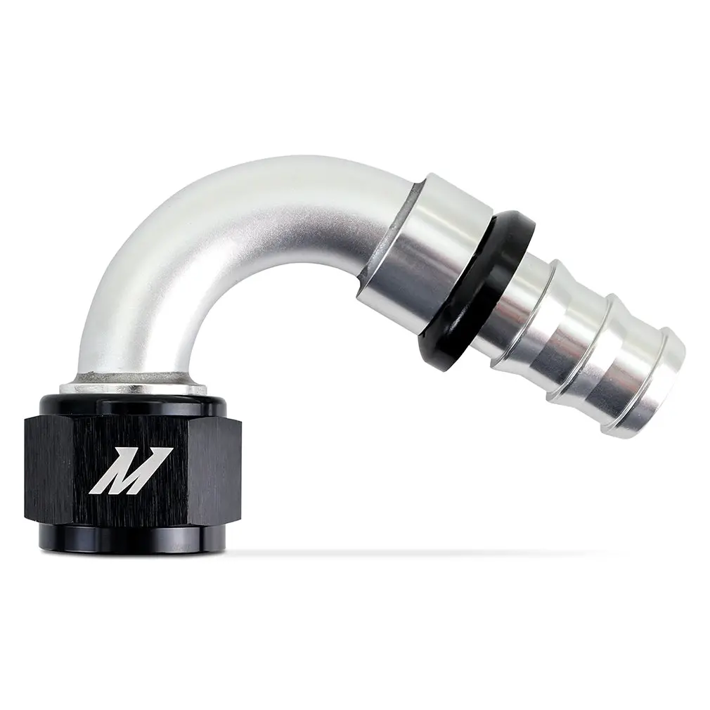 Mishimoto Mmft-Pl-12120 Mishimoto Push-Lock Fitting, -12An, 120-Degree 1