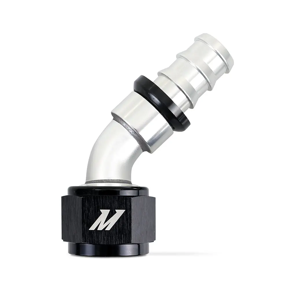 Mishimoto Mmft-Pl-1245 Mishimoto Push-Lock Fitting, -12An, 45-Degree 1
