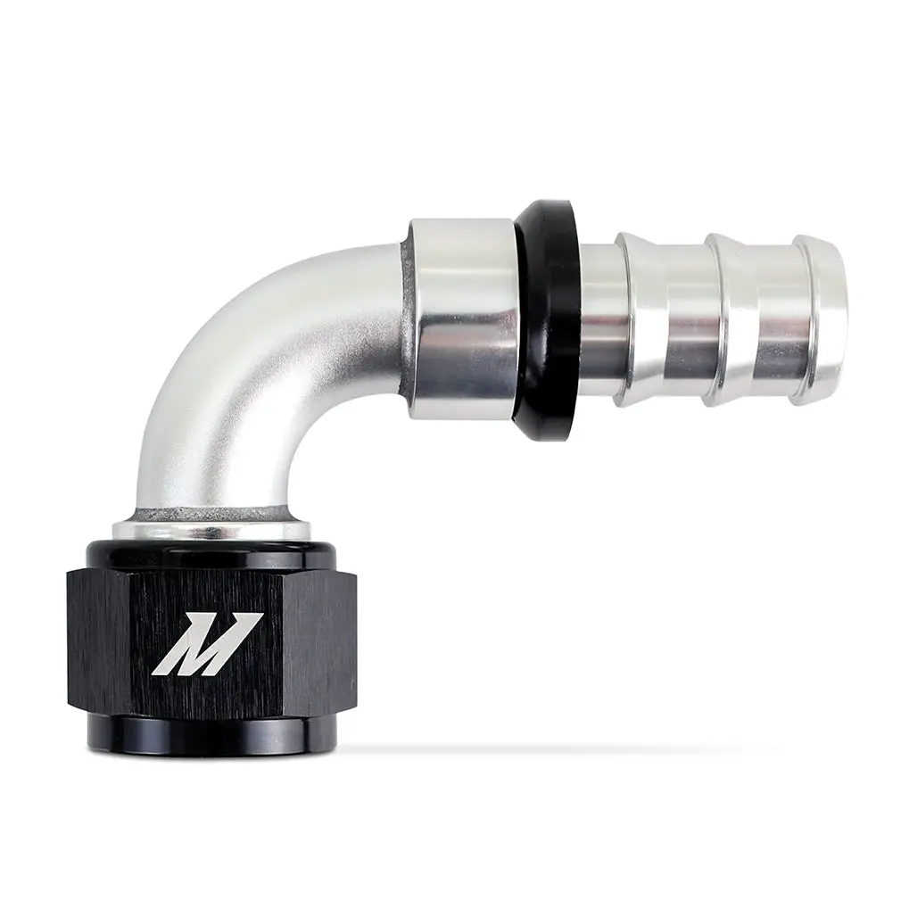 Mishimoto Mmft-Pl-1290 Mishimoto Push-Lock Fitting, -12An, 90-Degree 1