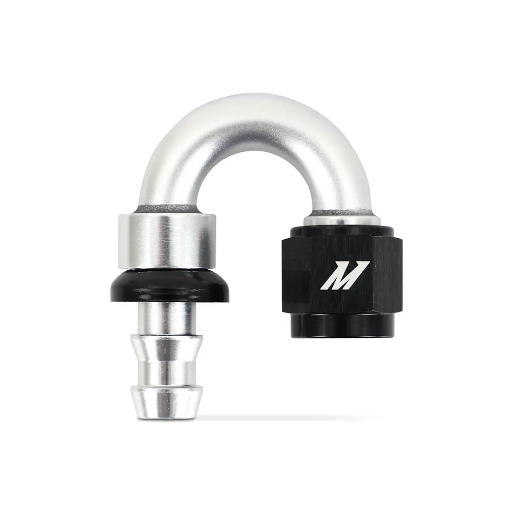 Mishimoto Mmft-Pl-6180 Mishimoto Push-Lock Fitting, -6An, 180-Degree 1