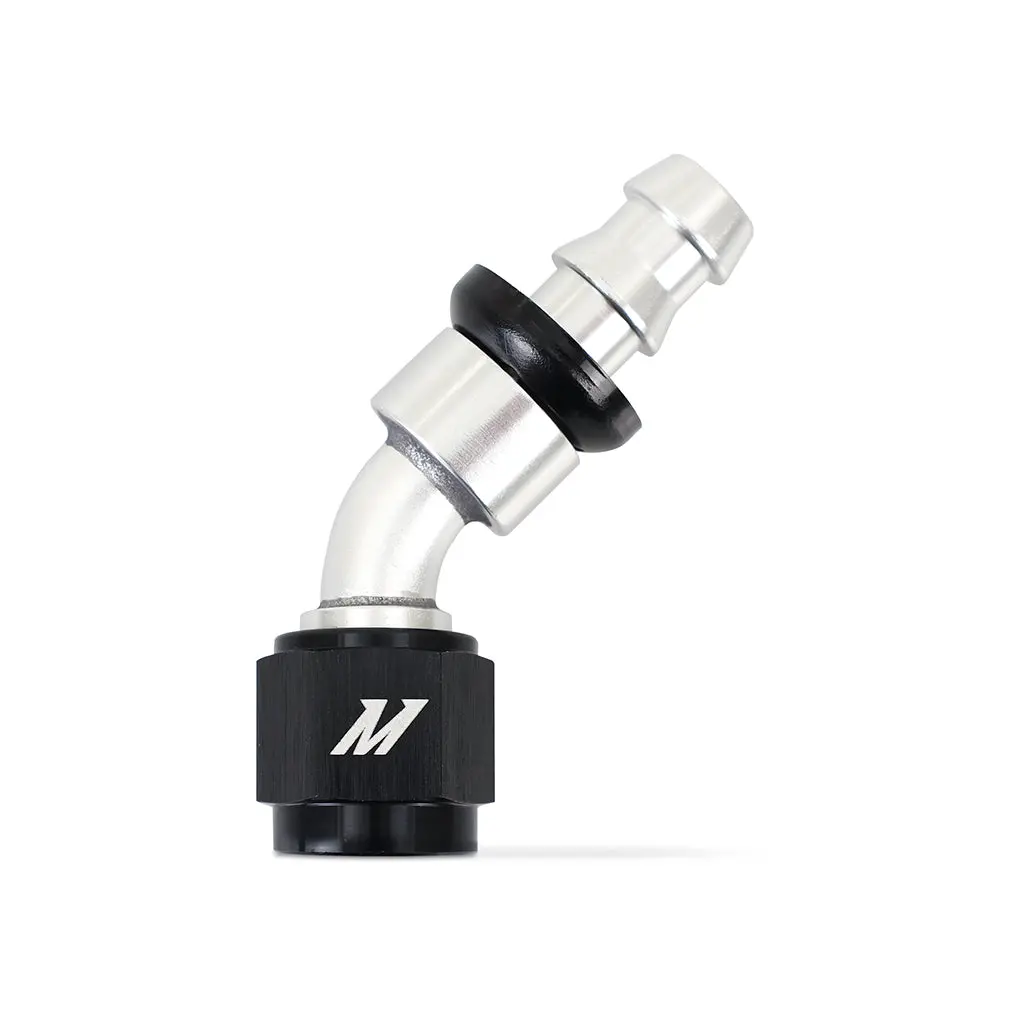 Mishimoto Mmft-Pl-645 Mishimoto Push-Lock Fitting, -6An, 45-Degree 1