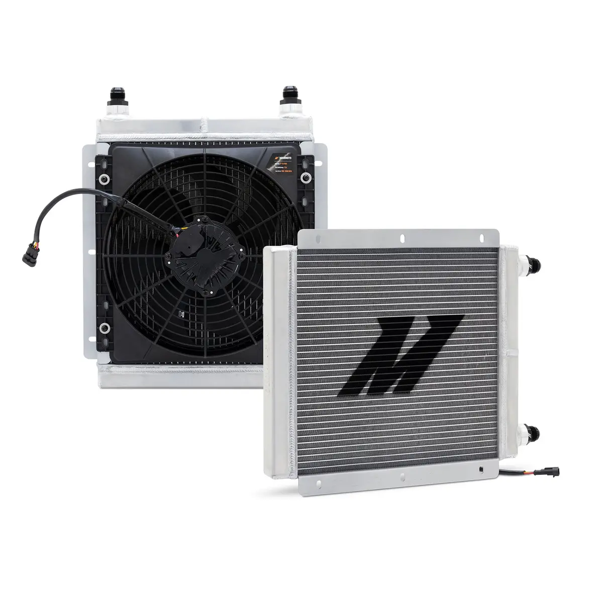 Mishimoto Mmhe-Uni-Brls-K Universal Heat Exchanger Kit, With Integrated 12" Brushless Fan 1