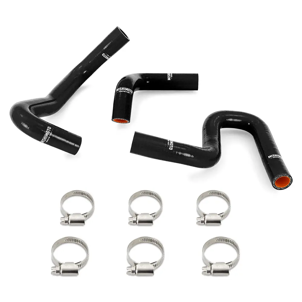 Mishimoto Mmhose-4Run34-96Hhbk Silicone Heater Hose Kit, Toyota 4Runner 3.4L 1996-2002 W/O Rear Heater, Black 1