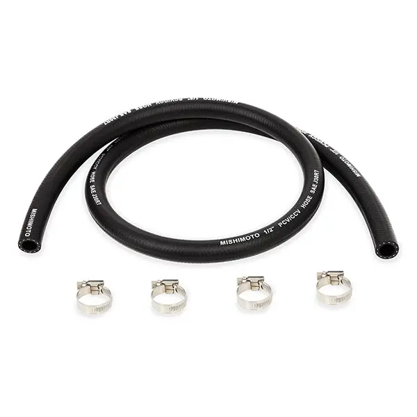Mishimoto Mmhose-Cc12-4 Universal Catch Can Hoses 1/2In X 4' 1