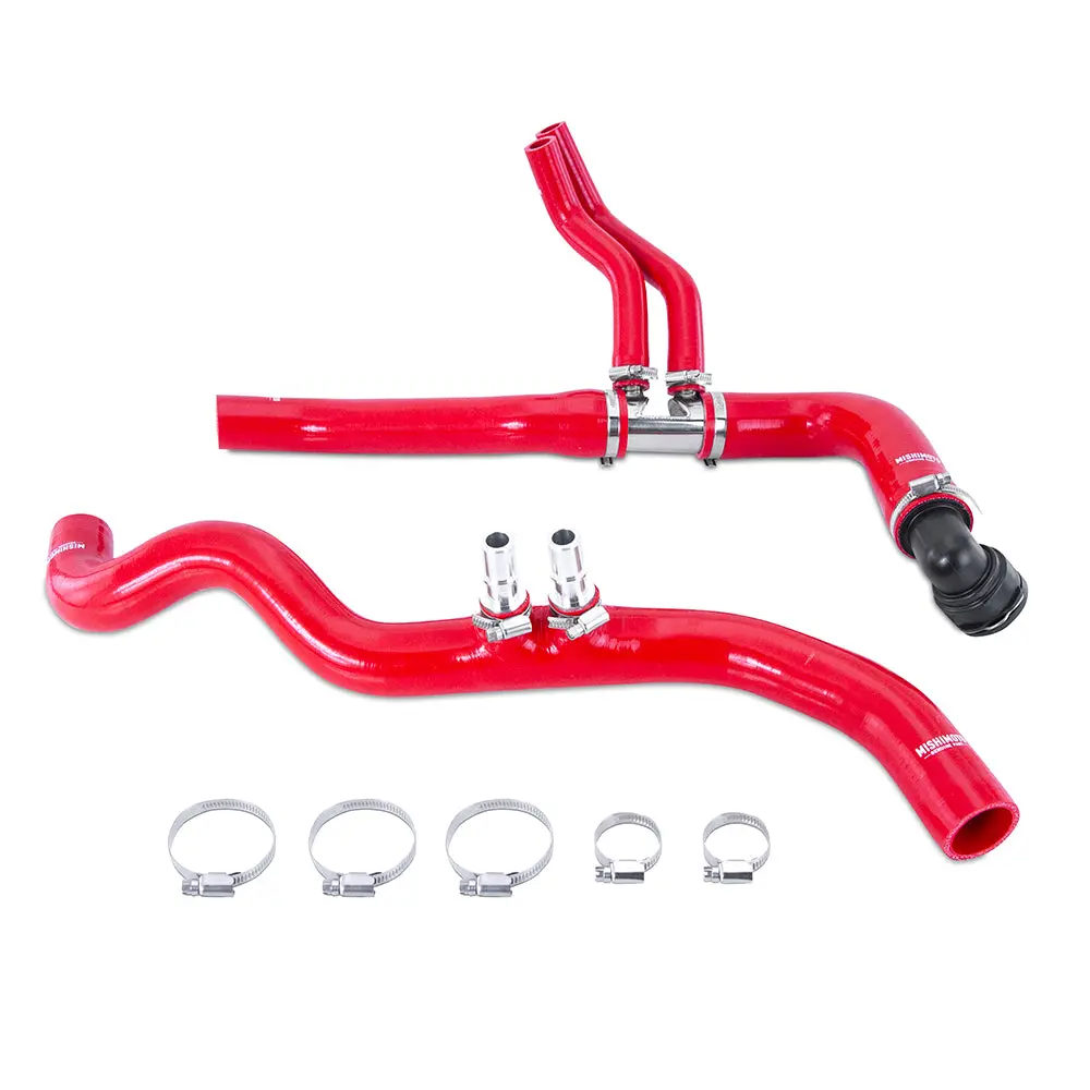 Mishimoto Mmhose-F35t-15Rd Silicone Coolant Hose Kit, Fits 2015-2019 Ford F-150 3.5L Ecoboost, Red 1