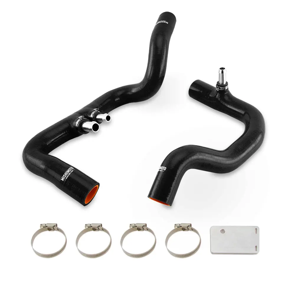 Mishimoto Mmhose-Jlp-18Abk Silicone Coolant Hose Kit, Fits 2018+ Jeep Wrangler Jl 3.6L W/ Auto Trans, Black 1
