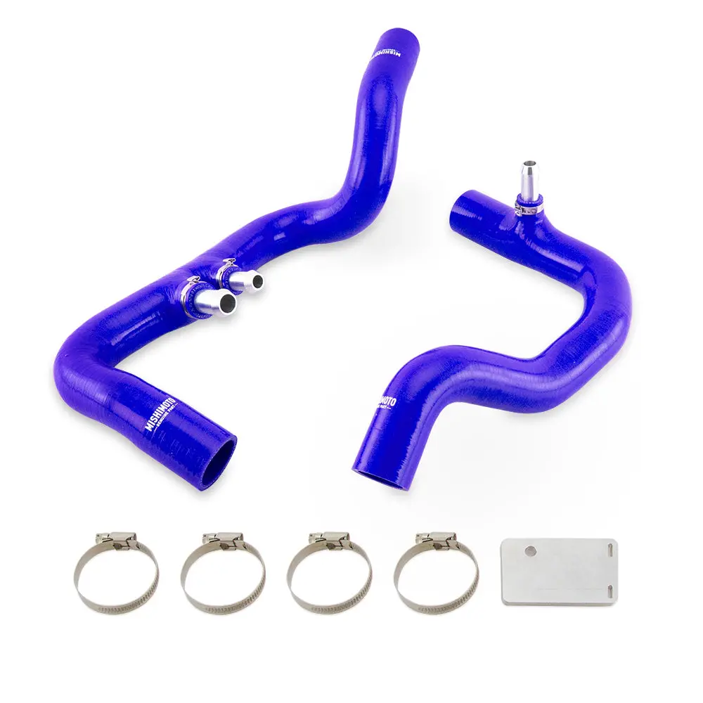Mishimoto Mmhose-Jlp-18Abl Silicone Coolant Hose Kit, Fits 2018+ Jeep Wrangler Jl 3.6L W/ Auto Trans, Blue 1