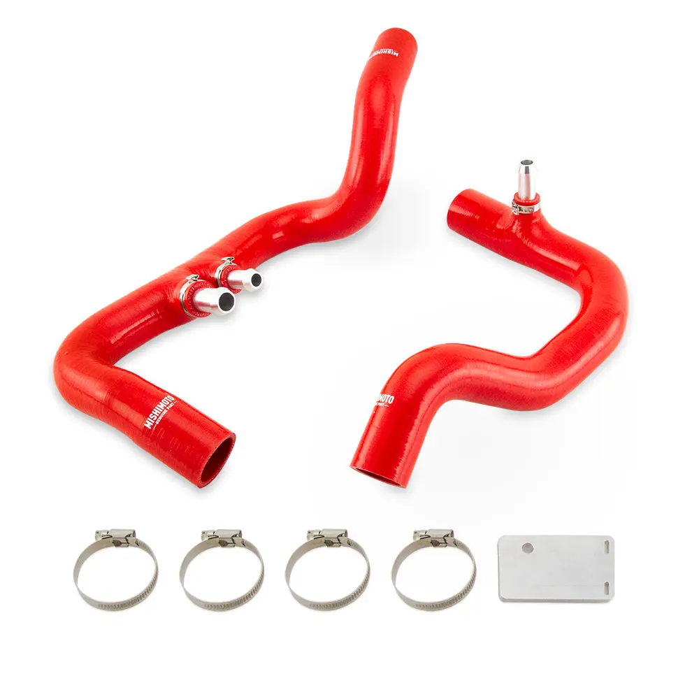 Mishimoto Mmhose-Jlp-18Ard Silicone Coolant Hose Kit, Fits 2018+ Jeep Wrangler Jl 3.6L W/ Auto Trans, Red 1