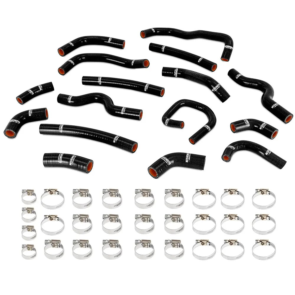 Mishimoto Mmhose-Lcr-99Hhbk Silicone Heater Hose Kit, Fits Toyota Land Cruiser 4.7L 1998-2002, Black 1