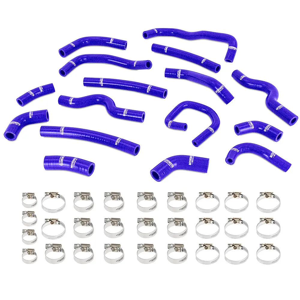 Mishimoto Mmhose-Lcr-99Hhbl Silicone Heater Hose Kit, Fits Toyota Land Cruiser 4.7L 1998-2002, Blue 1