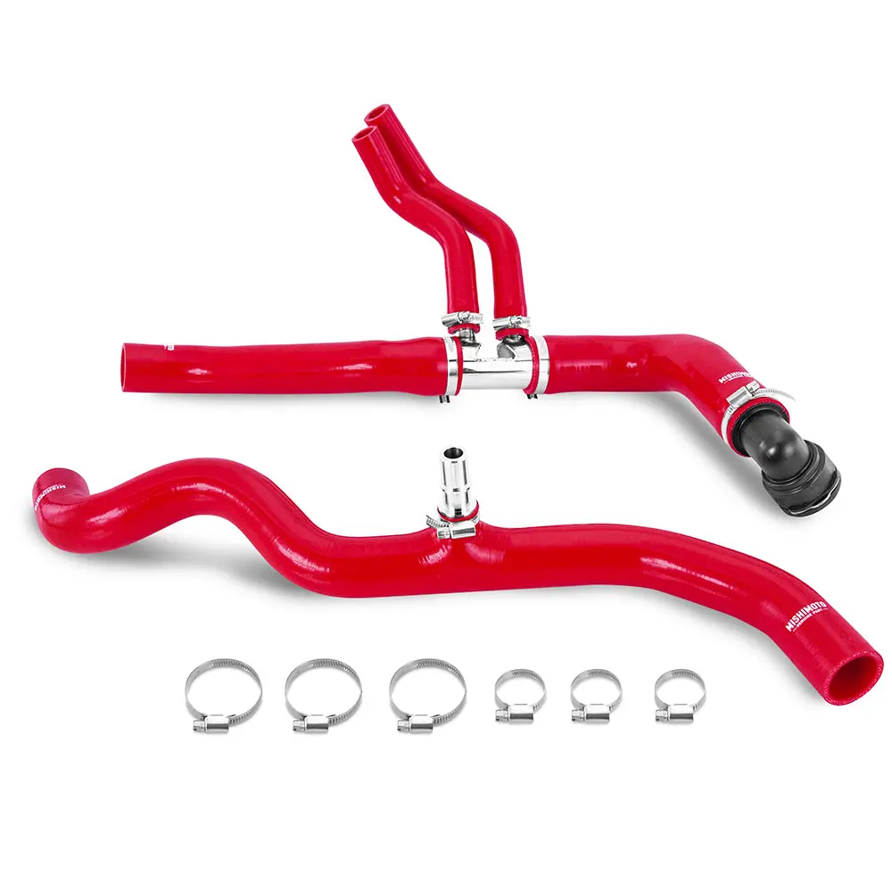 Mishimoto Mmhose-X35t-18Rd Silicone Coolant Hose Kit, Fits 2018-2019 Ford Expedition 3.5L Ecoboost, Red 1