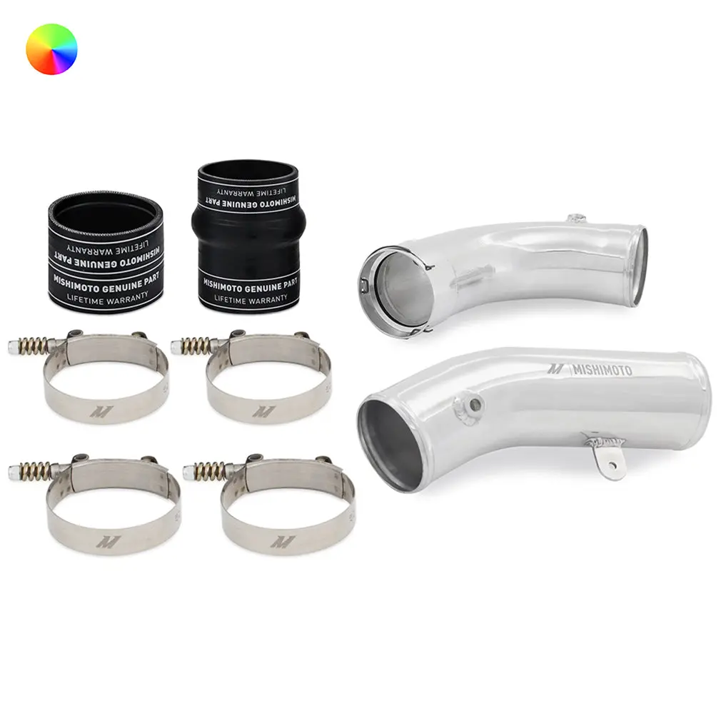 Mishimoto Mmicp-Dmax-17Cn Cold-Side Ic Pipe And Boot Kit, Fits 6.6L Duramax L5p '17-'19, Custom Color 1
