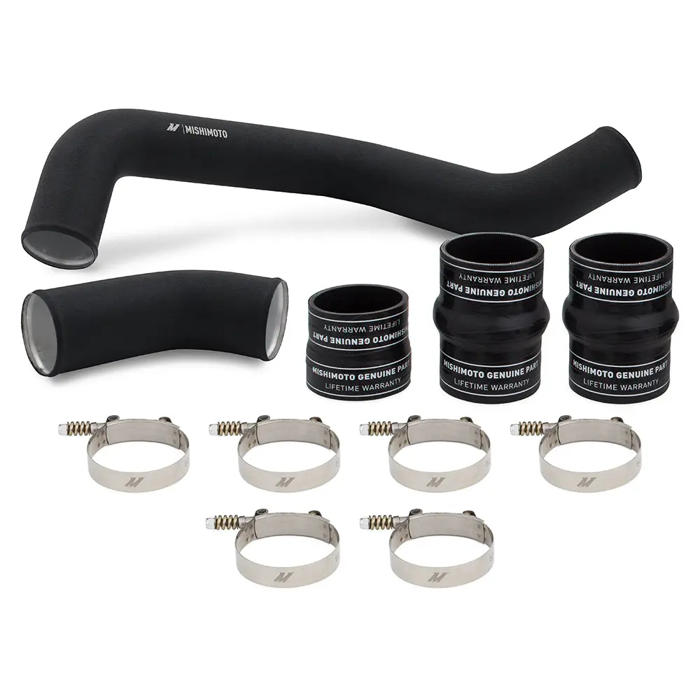 Mishimoto Mmicp-Dmax-17Hwbk Hot-Side Intercooler Pipe And Boot Kit, Fits 6.6L Duramax (L5p) '17-'19, Black 1