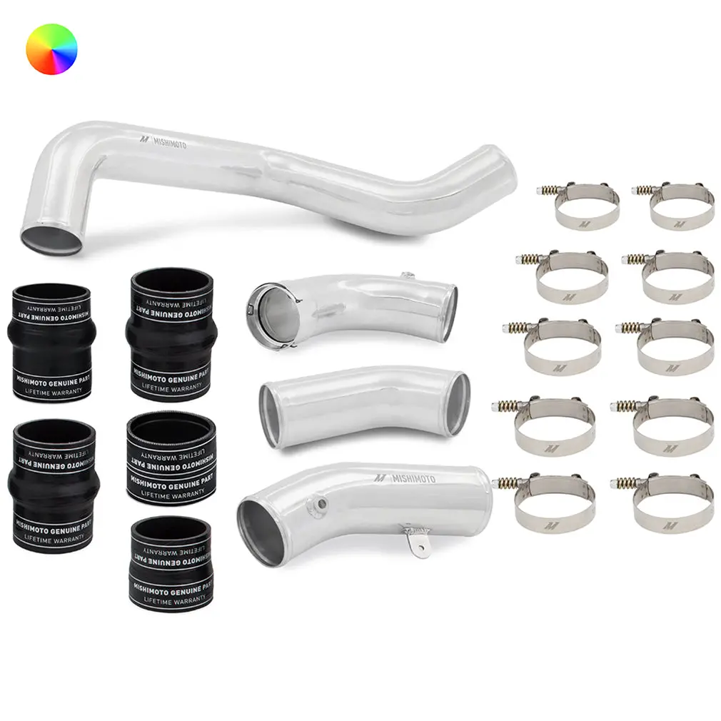 Mishimoto Mmicp-Dmax-17Kn Intercooler Pipe And Boot Kit, Fits 6.6L Duramax (L5p) '17-'19, Custom Color 1