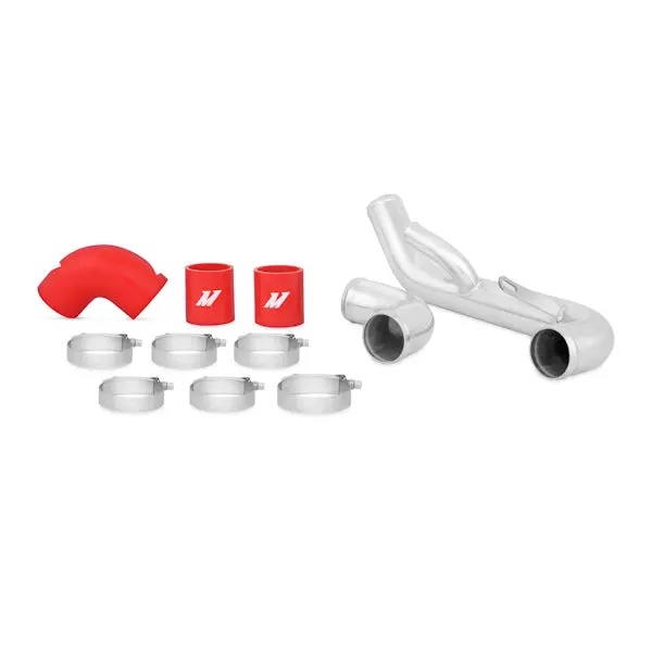 Mishimoto Mmicp-Evo-10Lrd Mitsubishi Lancer Evolution X Lower Intercooler Pipe Kit, Red, 2008-2015 1