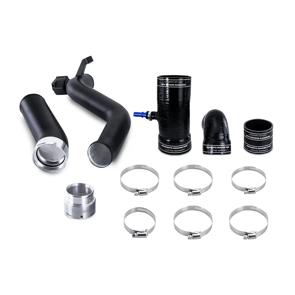 Mishimoto Mmicp-Rgr-19Kmwbk Intercooler Pipe And Boot Kit, Fits Ford Ranger 2.3L 2019+, Micro-Wrinkle Black 1