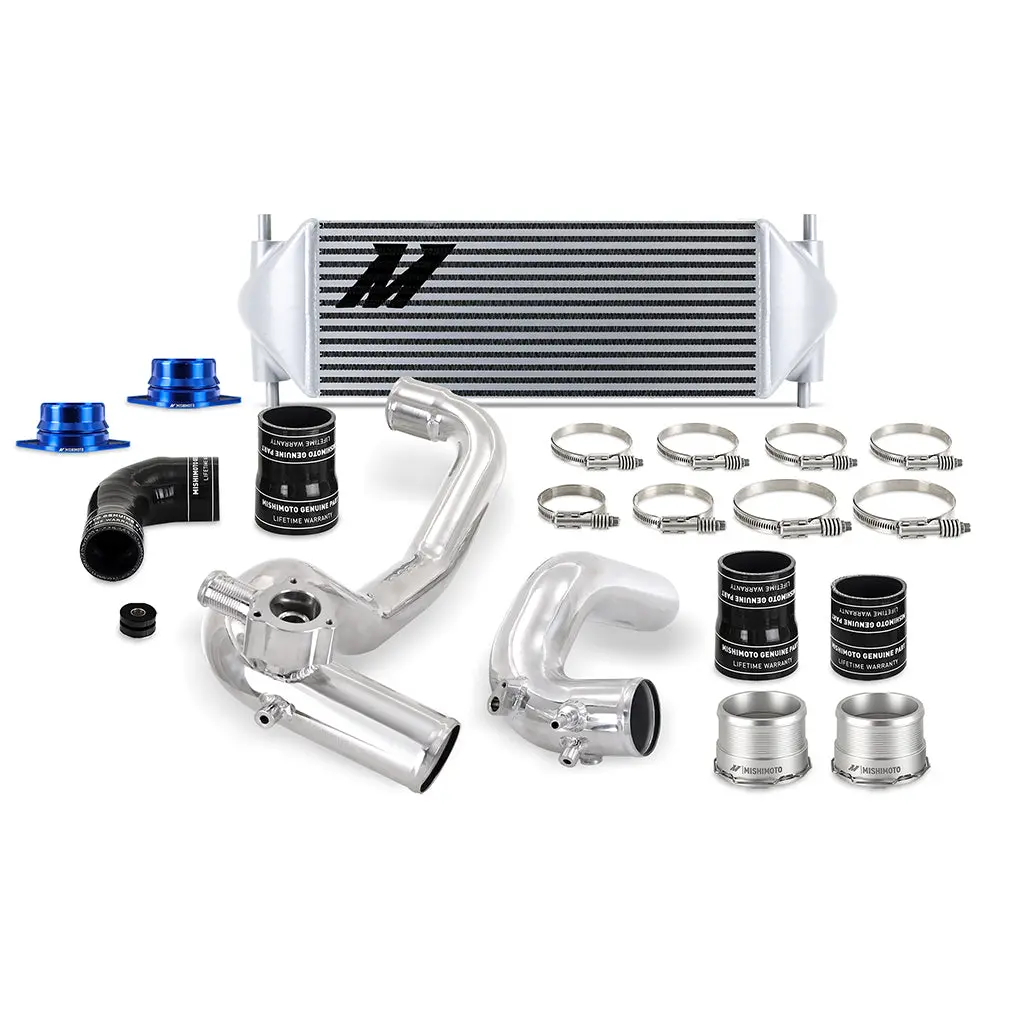 Mishimoto Mmint-Br23-21Kpsl Performance Intercooler Kit, Ford Bronco 2.3L '21+, Silver Ic, Polished Ic Pipes 1