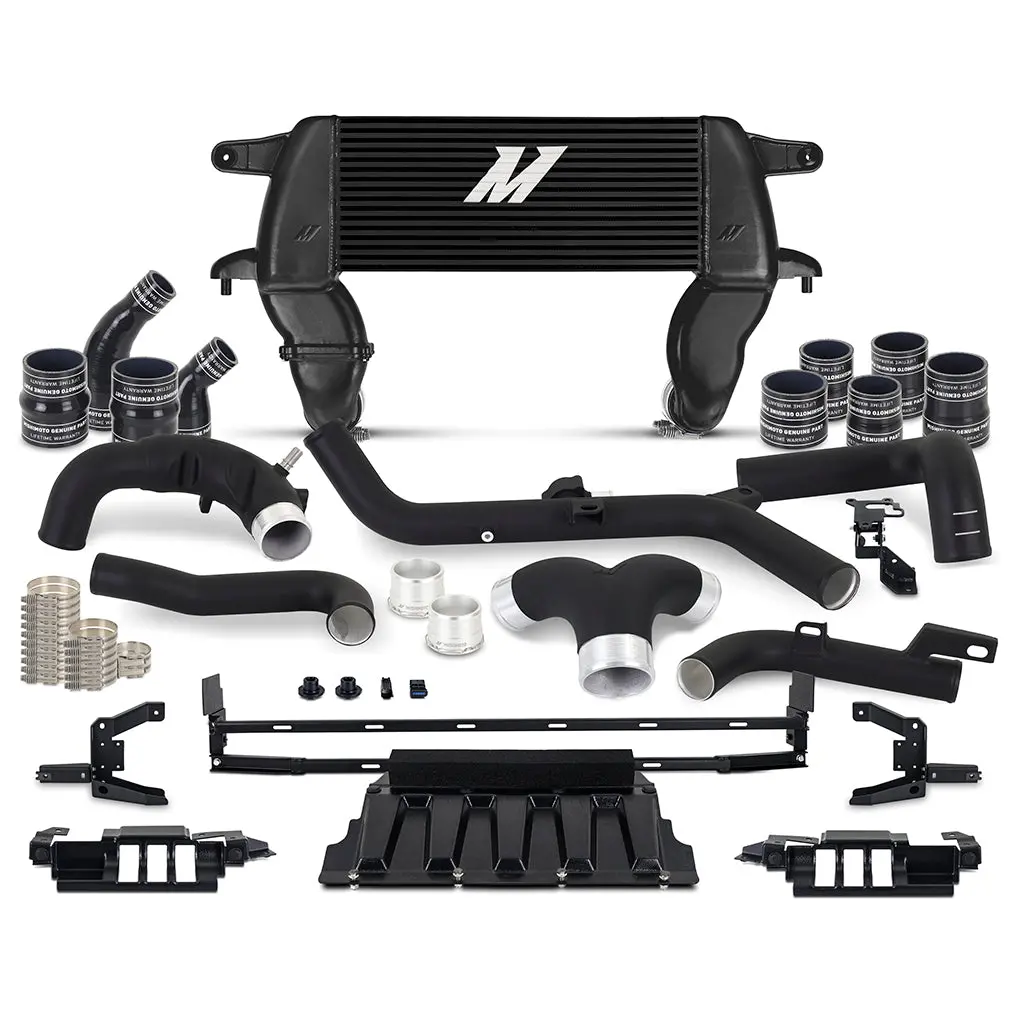 Mishimoto Mmint-Br27-21Hkbkbk High-Mount Intercooler Kit, Fits 2021+ Ford Bronco 2.7L, Black Intercooler 1