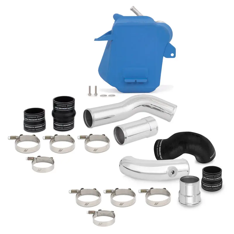 Mishimoto Mmint-F2d-11Kblp Ford 6.7L Powerstroke Air-To-Water Performance Intercooler Kit, 2011+, Blue 1