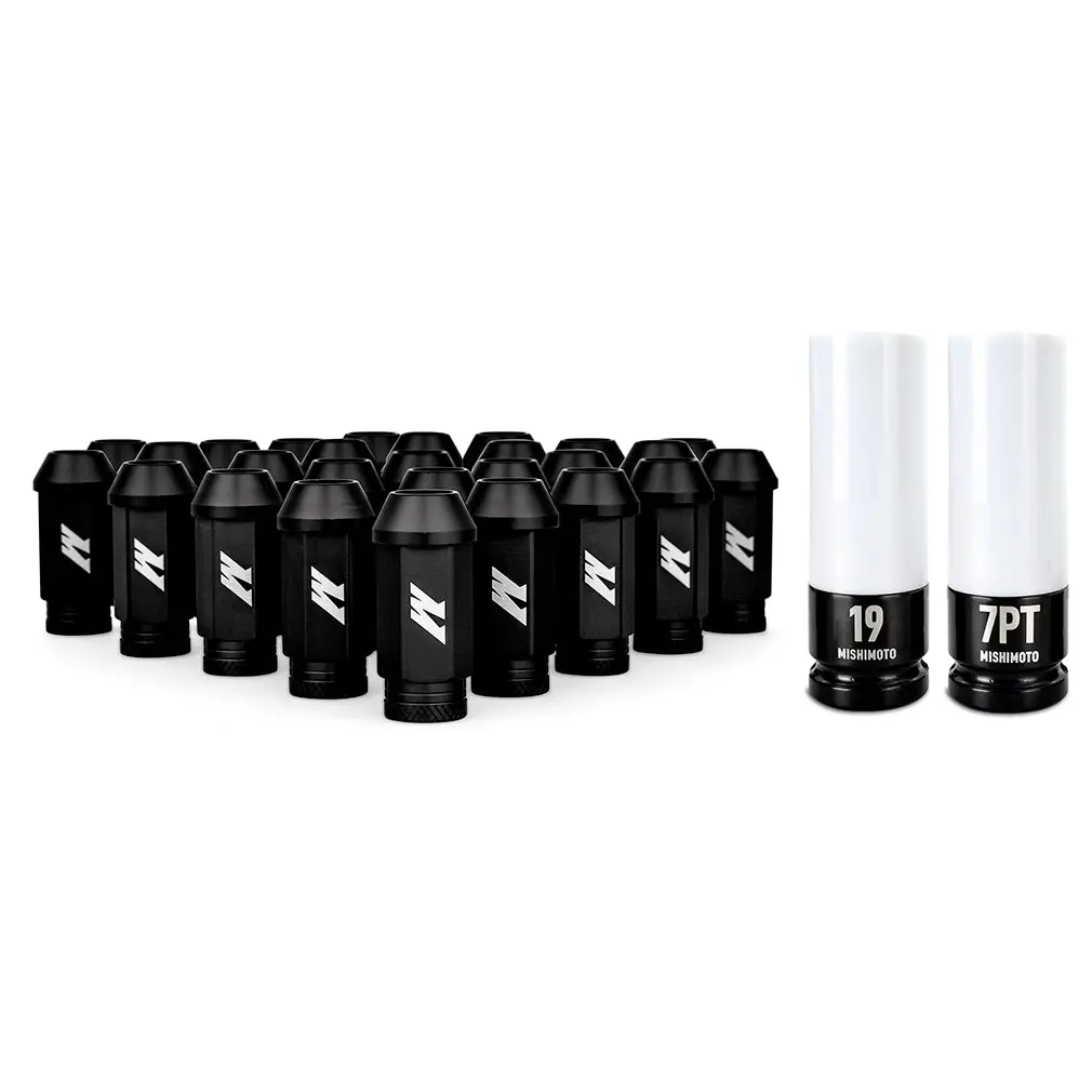 Mishimoto Mmlg-15-27Lbk Mishimoto Aluminum Locking Lug Nuts, M12 X 1.5, Fits Ford Bronco 2021+, Black 1