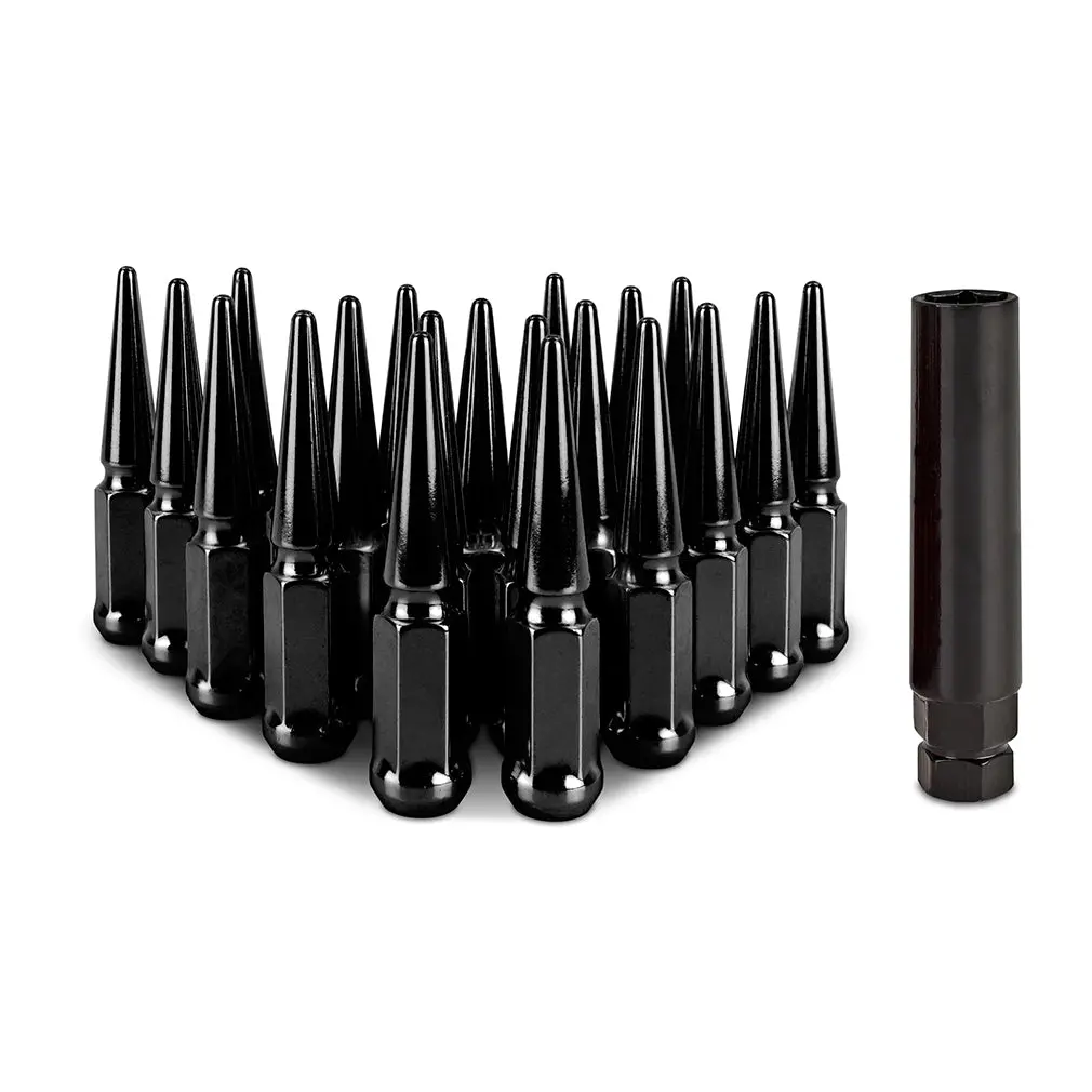 Mishimoto Mmlg-Sp1215-20Bk Mishimoto Spiked Lug Nuts, M12x1.5, 20-Pc Set 1
