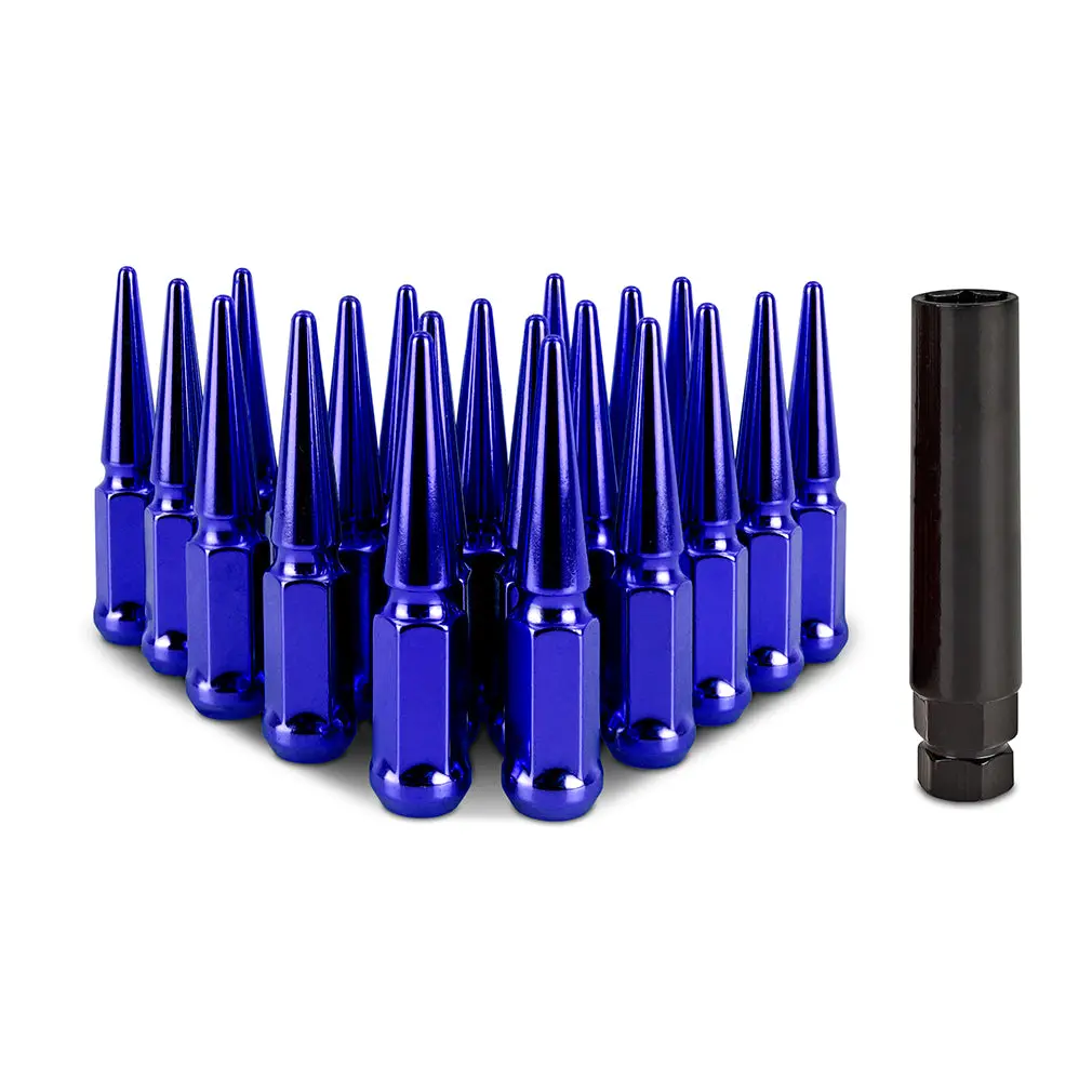 Mishimoto Mmlg-Sp1215-20Bl Mishimoto Spiked Lug Nuts, M12x1.5, 20-Pc Set 1